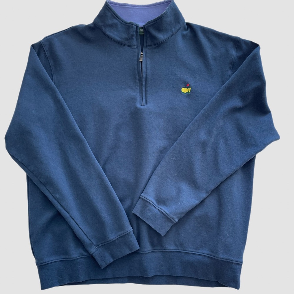 Masters Collection Men's Blue 1/4 Zip - Size XL